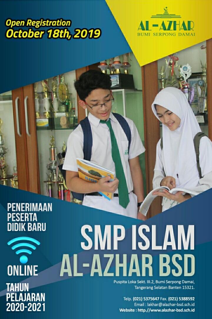 PPDB SMP Islam Al Azhar BSD