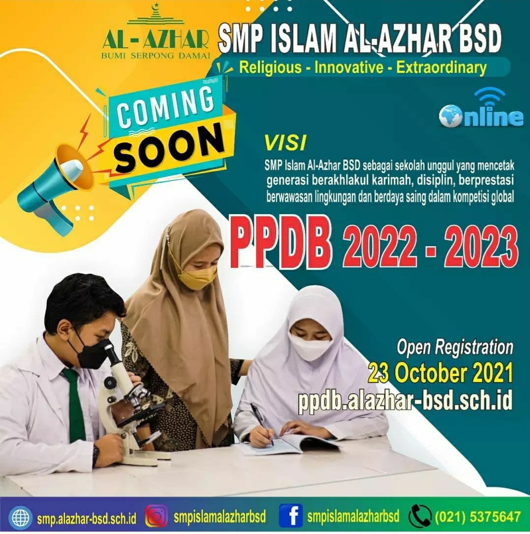 PPDB SMP Islam Al Azhar BSD