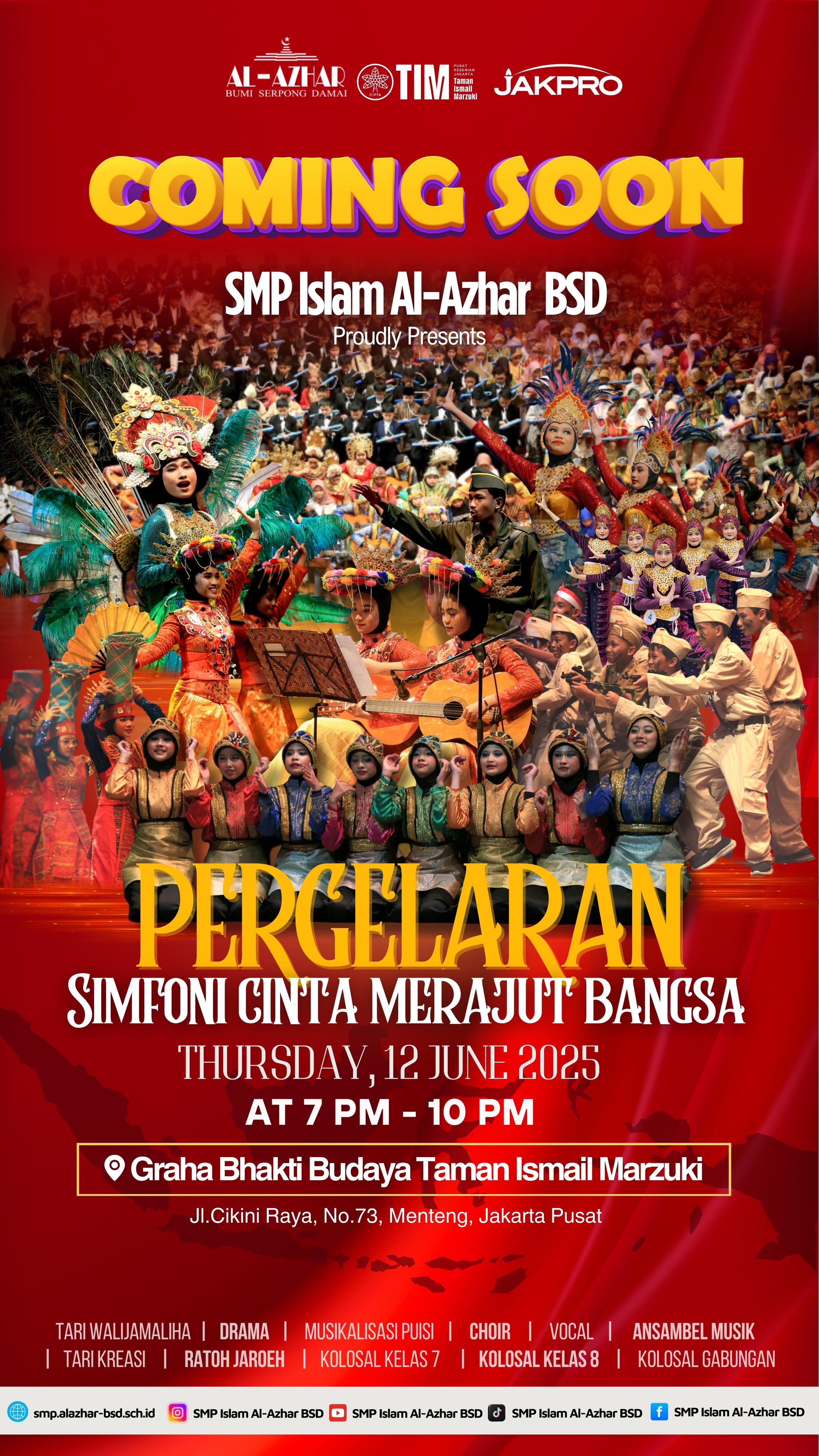 PERGELARAN SIMFONI CINTA MERAJUT BANGSA